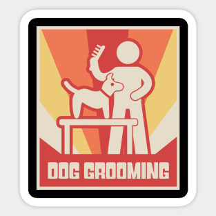 Funny Dog Grooming Gift For Dog Groomer Sticker